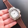 Męski automatyczny projektant zegarek klasyczny 40 mm zegarek ze stali nierdzewnej Waterproof Wather Wather Montre de Lux