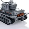 Blöcke auf Lager 1193pcs 36 cm Länge großer Panzer IV F2 Tiger Panzergebäude Modelle WW2 Military Army Tanks Spielzeug 230724