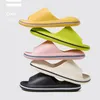 Damen Sommer Slipper Mode Outwear Kissen EVA Rebound Weiche Sohle Haushalt Dicke Sohle Hausschuhe Lila Farbe Schwarz Gelb Grün Weiß