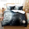 3D Wednesday Addams Family Bedding Sets Special TV Series Duvet Cover Set With cases Twin Full Queen King Purple Bed Linen L230704