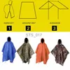 Imperméables 3 en 1 portable imperméable parasol camping bâche tapis de sol extérieur étanche pluie poncho sac à dos couverture pour randonnée pique-nique tente x0724 x0715