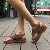 Sandali Scarpe Per Le Donne 2023 Pizzico Toe Estate delle Donne A Piedi All'aperto Delle Signore Zeppe Sandalo Solido Fibbia Femminile Casual Sandalias