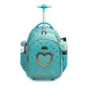 Torby szkolne plecak dla dziewcząt Schootrolley Bag Wheels Kids Travel Bagage Tolley Torby 2307725