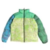 J5 Erkekler Down Parkas Down Ceketler Siyah kapüşonlu fermuar mektubu Jacquard Trailsuit Ortak Lüks Tasarımcı Puffer Ceket Yeleği Kış Erkek Dış Giyim Windbreaker S-2XL