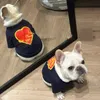 Roupas de marca de moda para cães Cachorrinho Gato Estampa letras Camisetas para animais de estimação