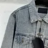 Designer Cardigan Jean Jacket Women Button Up Shirt Classic Style Pocket Decoration Lång ärm Lapel 23 Tidig höst Fashion Denim Jackets Womens Top