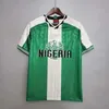 Retro Nigeria 1994 Home Away Soccer Jerseys Kanu Okocha Nwogu Futbol Kit Vintage Football JERSEY Classic Shirt 1996 1998 66