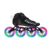 Inline Rolschaatsen koolstofvezel schaatsen schoenen volwassenen man vrouw inline schaatsen patines 4 wielen 90mm 100mm 110mm fiber sport sneakers HKD230720