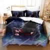 Mo Dao Zu Shi The Grandmaster of Demonic Cultivation Bedding Set Cartoon Anime three-piece set Adult Kid Bedroom Duvetcover Sets L230704