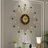 Zegary ścienne Big Clock Modern Design Nordic Minimalist Minimalist Silent Duże Morza Śródziemne RelOJ Despertador Korean Room Decor FGM