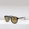 834 Occhiali da sole rotondi grigio cristallo per uomo Donna Sunnies gafas de sol Designer Occhiali da sole Shades Occhiali da sole UV400 Eyewear