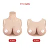 Breast Form KOOMIHO CDE Cup Fake Silicone Breast Forms Breathable Huge Boob Silicone Transgender Drag Queen Shemale Crossdresser Big Chest 230724