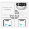 Draagbare Luidsprekers 6D Surround Bluetooth V5.0 Draadloze Luidsprekers Stereo Kolom Draagbare Luidspreker Romantisch Kleurrijk Licht Met Microfoon R230725