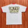 Designermode Kleidung Hip Hop T-Shirts T-Shirts Travi Scotts Cactus Farms T-Shirt Cactus Rabbit Graffiti Print Ts Perimeter Kurzarm-T-Shirt