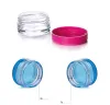 Quality Wax Container Plastic Box 3g/5g Round Bottom Cream Box Small Sample Bottle Cosmetic Packaging Box Bottle