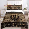 Ancient Egypt Egyptian God Egyptian Cat Quilt Cover case Bedding Three Piece Set Multi Size Quilt Bed Comforter Set L230704