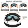 Lunettes de ski Findway Aldult Lunettes de ski Protection UV Anti-buée Lunettes de neige OTG Design Over Casque Compatible Ski Snowboard pour les jeunes HKD230725