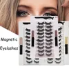 False Eyelashes Cosplay magnet eyelashes 10 pairs of eyelashes artificial mink False eyelashes durable fluffy mink glue no drama volume Lolita 230724