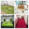 Carpets Fluffy Soft Green Living Room Carpet Large Furry Area Rugs Kids Mat Children Shaggy Bedroom Rug for Nursery Carpet R230725