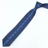 Bow Ties Men's Luxurious Slim Slips Stripe Floral Patchwork Tie Business Wedding Jacquard Blue Grey Dress Shirt Accessories Gift