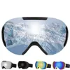 Lunettes de ski Lunettes de ski anti-rayonnement Anti-buée Fournitures de ski stables Protection des yeux Lunettes de ski à double couche Grandes lunettes sphériques HKD230725