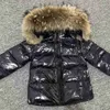 Down Coat Children's Winter Down Jacket Raccoon päls krage småbarn snowsuit baby pojkar flickor utkläder för barn 1-14 år parta hkd230725