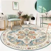 Carpet Moroccan Style Living Room Decoration Round Large Area Rugs for Bedroom Home Rocking Chair Floor Mat Washable Lounge Rug 230725