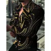 Herr t-shirts Summer Men's Shirt Long Sleeve S-4XL Fashion HD 3D Printed Lapel Single Breasted Cardigan Hawaiian Casual Men's Shirt 230724