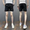 Herr shorts svart hem svett manliga korta byxor gröna joggar gym snabbt torrt i bulk byxa 2023 90 -tal koreansk stil liten storlek y2k