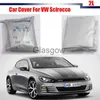 Car Sunshade Cawanerl Car Cover Outdoor AntiUV Rain Snow Resistant Protector Cover For Volkswagen Scirocco x0725