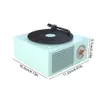 Portable Speakers Vinyl Record Player Portable Bluetooth V5.0 Speaker Wireless Mini Stereo Portable Multi-Function Turntable Speaker NEW R230725