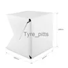 Flash Diffusers Mini Portable Lighting Box LED USB Folding Fill-in Light Green Background Photo Softbox Shooting TentFolding Lamp 40X40cm Camer x0724 x0724