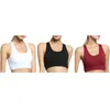 T-shirts pour femmes Soutien-gorge de sport avec poche arrière pour téléphone pour la course à pied Fitness Push Up Underwear