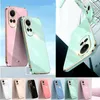 Carcasa galvanizada suave de TPU para OPPO Reno 10 Pro Reno10 Funda de teléfono con revestimiento global a prueba de golpes