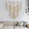 Tapices Tapiz colgante de pared de macramé grande con borlas Estilo nórdico tejido a mano para sala de estar Dormitorio Casa Decoración de arte Decoración boho 230725