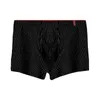 Mutande Boxer con stampa a righe Uomo Vita alta Lingerie Intimo Oversize Allentato Traspirante Confortevole Mutande intime Fitness For