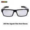 Smart Glasses New Original Smart Glasses No Button Design DV Video Glasses HD Camera Mounted Recorder 1080P DVR Driving Recording Eyeglasses HKD230725