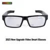 Lunettes intelligentes Nouvelles lunettes intelligentes originales Conception sans bouton Lunettes vidéo DV Enregistreur monté sur caméra HD 1080P DVR Lunettes d'enregistrement de conduite HKD230725