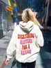 Womens hoodies tröjor färgade varje händer av en anledning hoodie rolig mode hoody tröja citat jumper unisex pullovers outfits tops 230724