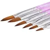 6 Teile/satz Nail art Pinsel Acryl Malerei Zeichnung Pinsel Nagel Zubehör für Maniküre Design Nagel Gel Pinsel Salon und zu Hause