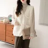 Kvinnors västar kvinnor mysiga hösten vinter vintage casual femme anbud ärmlösa rockar all-match v-hals elegant outwear grundläggande koreanska