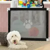 猫のキャリア階段ゲートの子犬メッシュゲートハウスマジックペットドッグとベビーポータブルセーフティフェンス