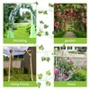 Decorative Flowers 12 Packs Of Artificial Ivy Leaf Plant Vine Hanging Wreath Home Garden Office Green