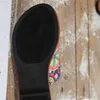 スリッパの女性用スリッパ夏のボヘミアンスタイル手作りのエスニックスタイルフラットスリッパカジュアル通気快適なビーチレディースサンダルL230725