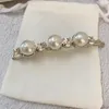 Klipsy do włosów Pearl Crystal vintage tiara inkrustowany klip luksusowe akcesoria dla kobiet opaska na głowę 2023