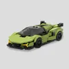 Figury zabawek akcji Moc Brick Lambo Poison V2 Gallardo Hurricane Aventador Svj Countach Sian Miura Racing Champion Block Vintage Car Toy 230720