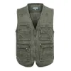 Gilet da uomo 8XL 9XL 10XL Gilet senza maniche in cotone di grandi dimensioni casual estivo da uomo con molte 16 tasche Gilet multitasche da uomo P 230725