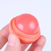 Bálsamo para os lábios 6 pçs/lote 6 Macaron Color 3D Ball Batom Ingrediente Orgânico Bálsamo para os Lábios Sabor Doce Planta Natural Embelezar os Lábios Beleza Maquiagem Cuidados 230724