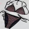 Vrouwen Designe Bikini Badpak Sexy twee stukken Zomerkleding Mode Driehoek Badmode dame BH Een stuk