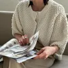 Chandails pour femmes tricots printemps et automne Niche Design pull cardigan à pois